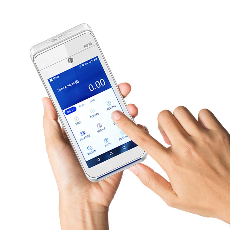 Pax Touch screen Card Machine